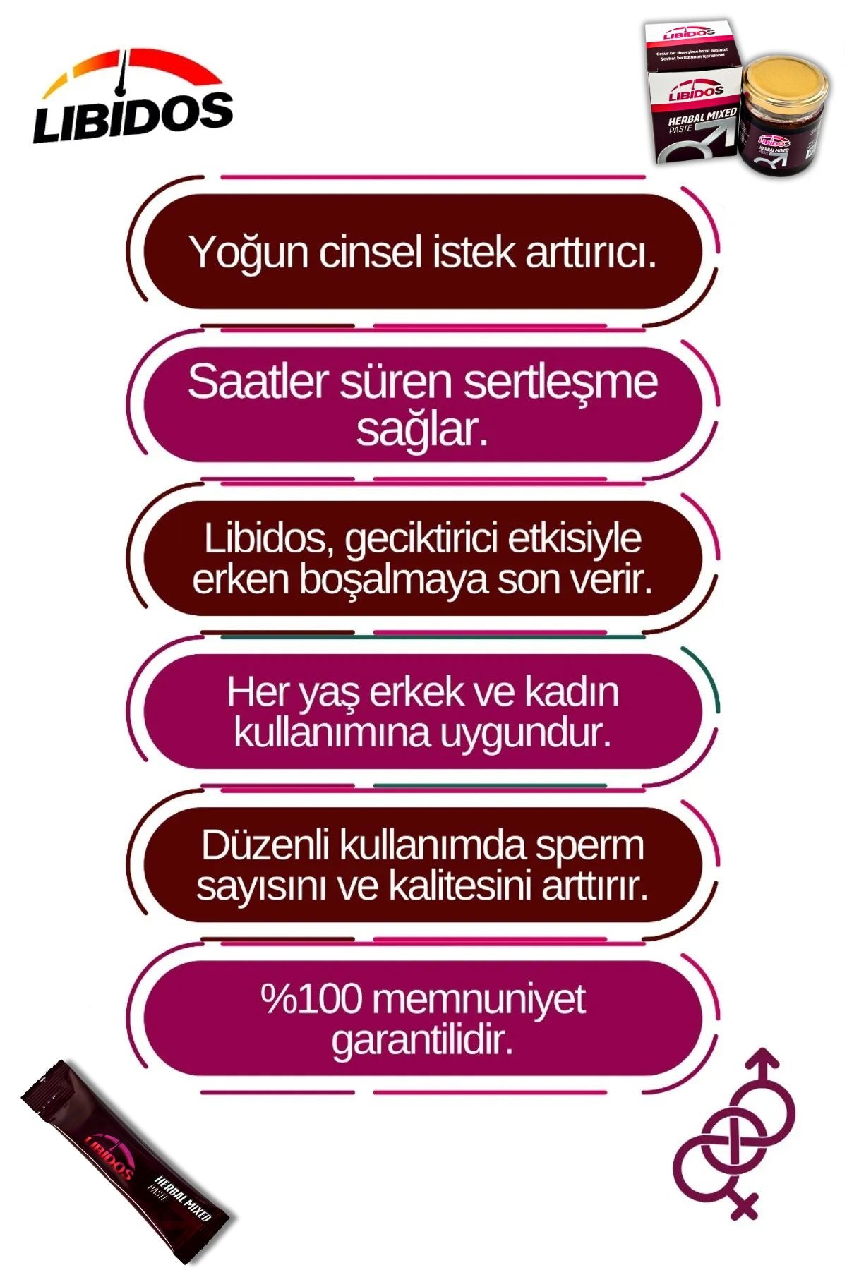 Libidos Bitkisel Karışımlı  Macun 240 gr