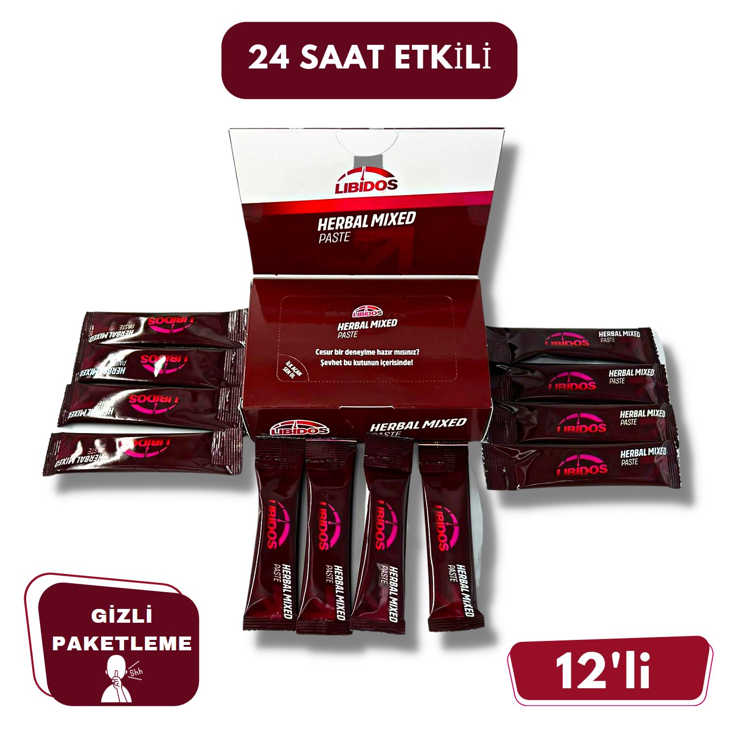 Libidos Bitkisel Karışımlı  Macun 12 Adet