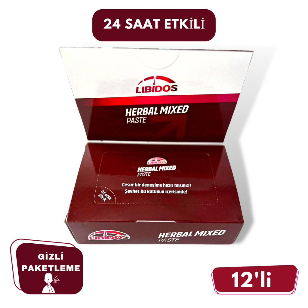 Libidos Bitkisel Karışımlı  Macun 12 Adet