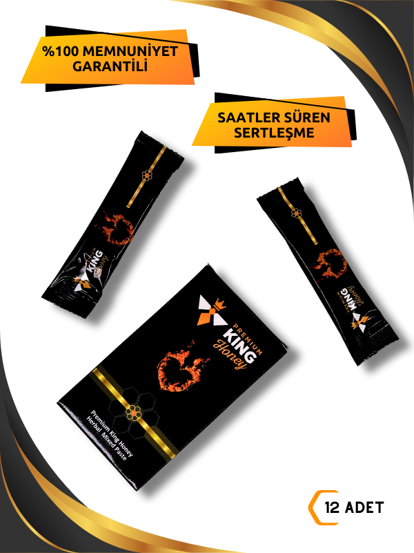 Premium King Honey  Bitkisel Karışımlı Macun 12 Adet